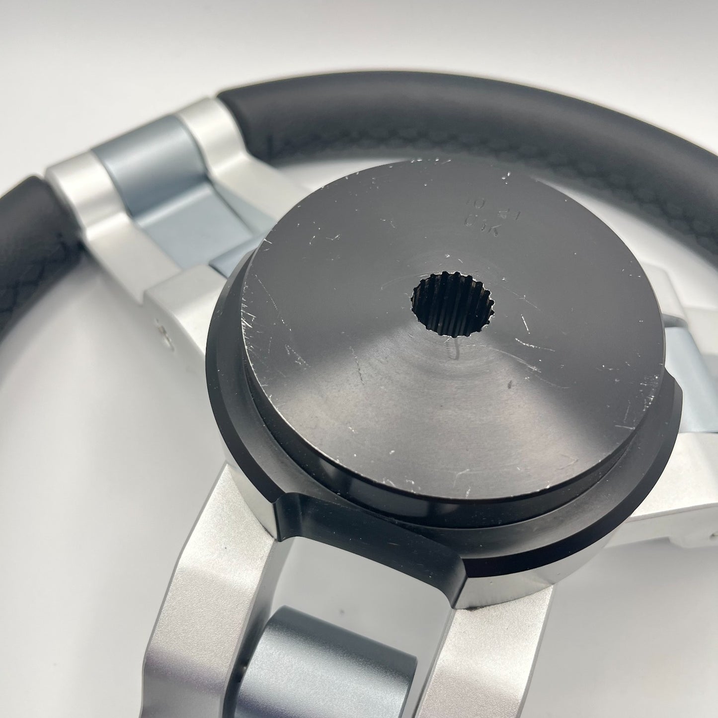 Gussi Italia Marine Steering Wheel Multi Color Gray Aluminum Wheel | Tige