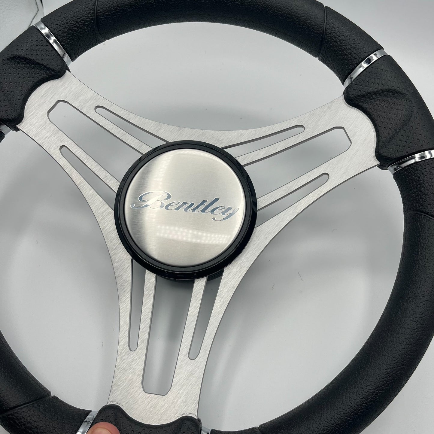 Verona Boat Steering Wheel Brushed Alum Spokes | Bentley