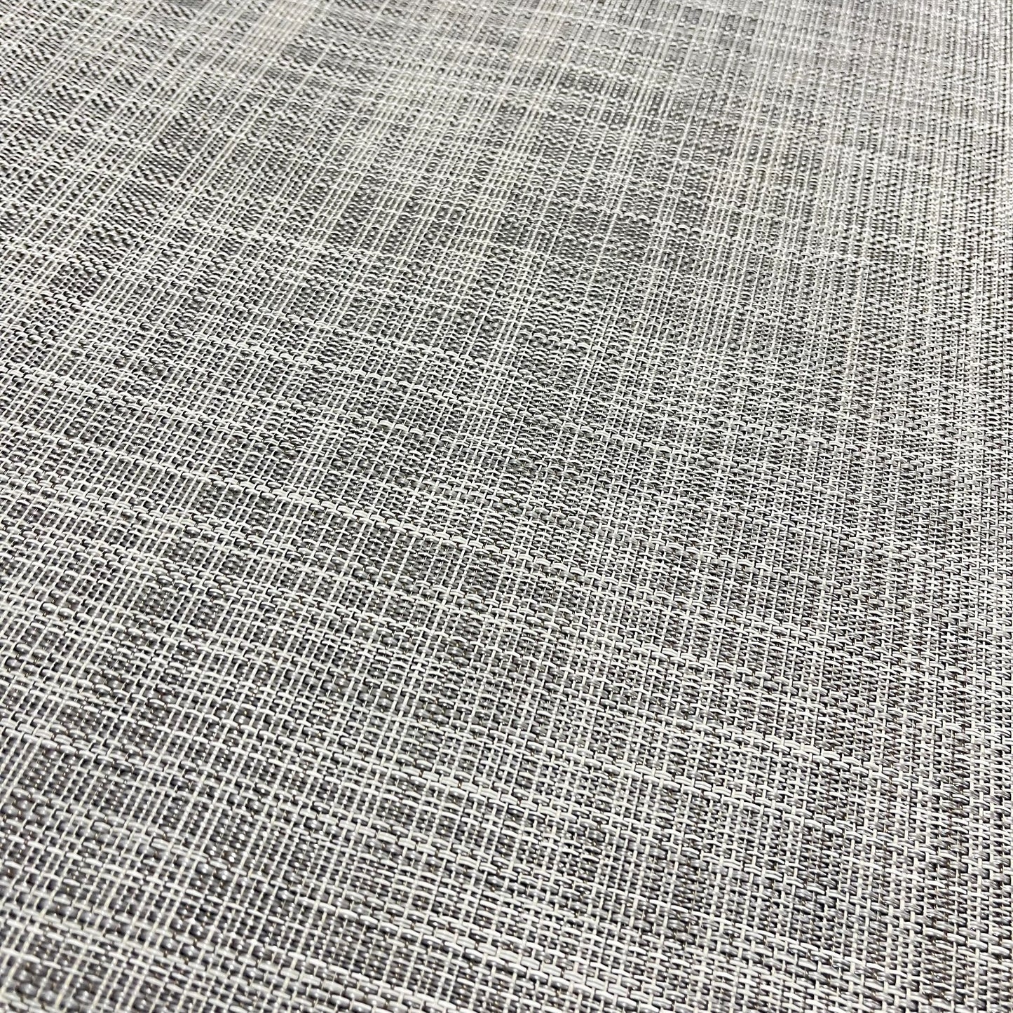 Woven Vinyl Flooring | IKAT - White Silver | 6' Width | Choose Your Length