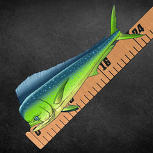 reFLEX | 36" Fish Ruler for Boats | Koa Brown over Aphotic Black - Routered