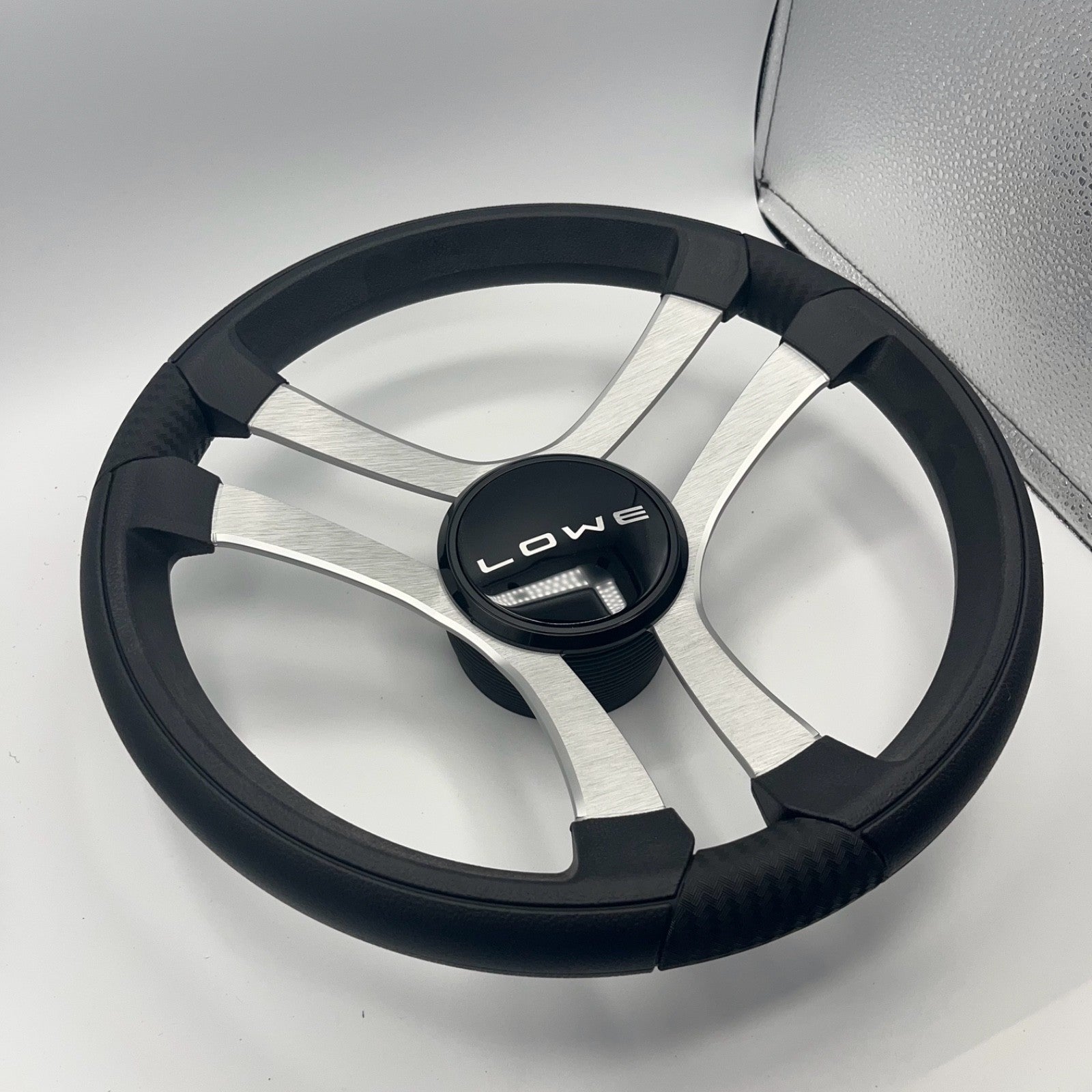 Benaco Boat Steering Wheel Brushed Aluminum Spokes | Lowe Boats