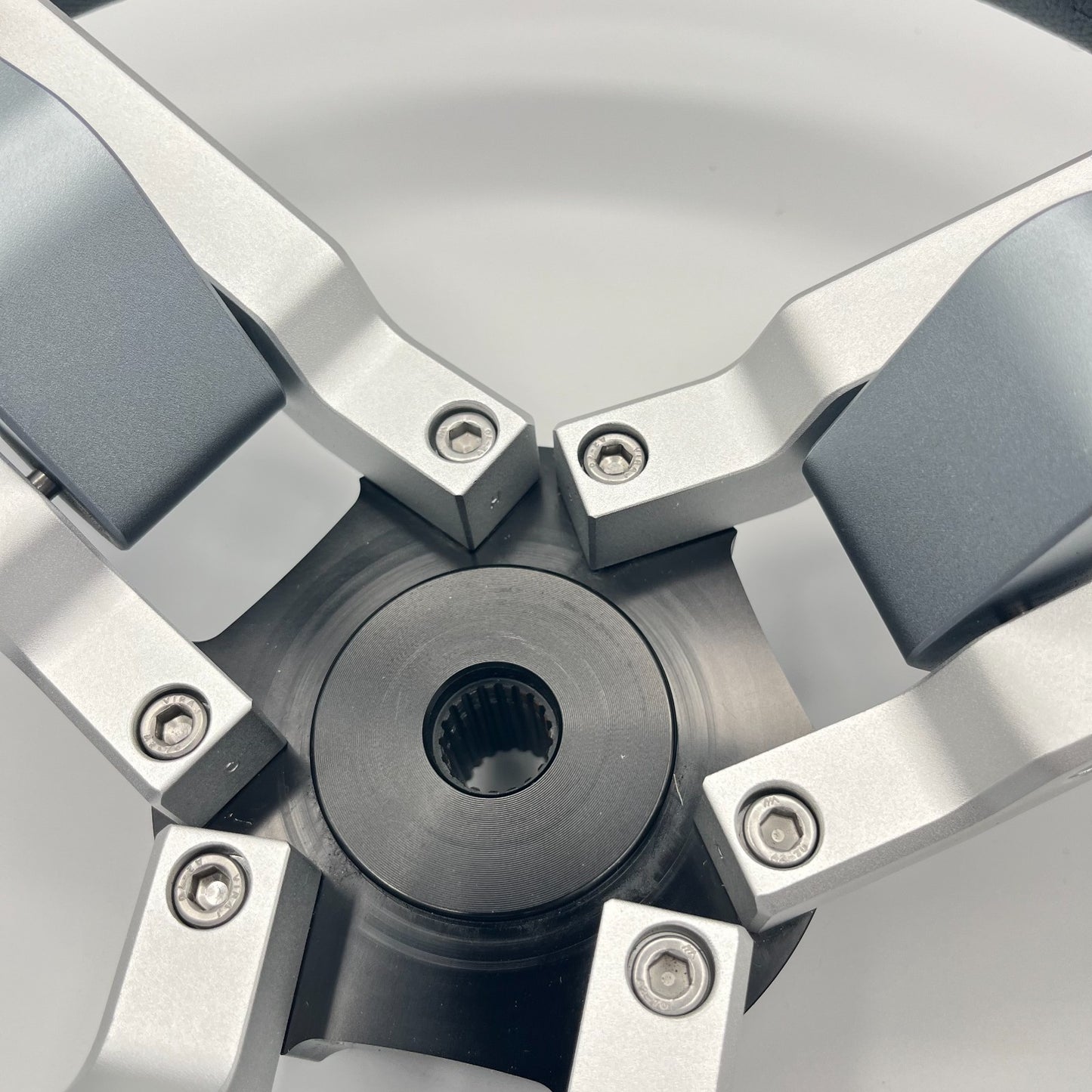 Gussi Italia Marine Steering Wheel Multi Color Gray Aluminum Wheel | Tige