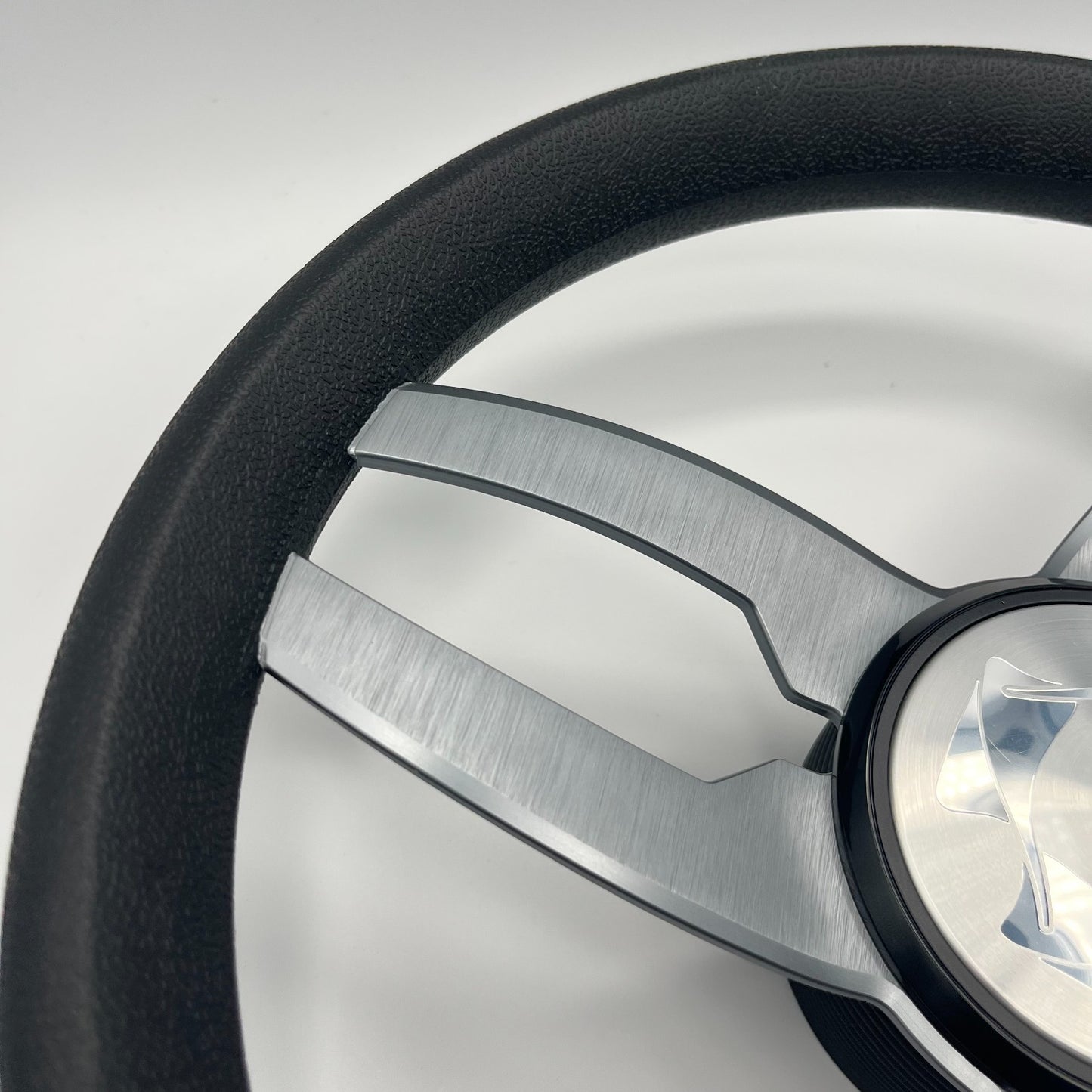 Cabrio Boat Steering Wheel Gray Brushed Alum Spoke | Stingray Boat