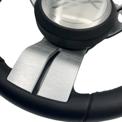 Gussi Italia Marine Steering Wheel Stainless Steel Spoke Soft Touch Rim | ATX