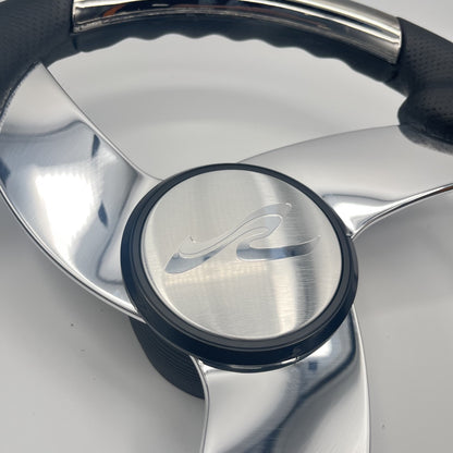 Model M533 Boat Steering Wheel Polished Alum Spoke | Sea Ray