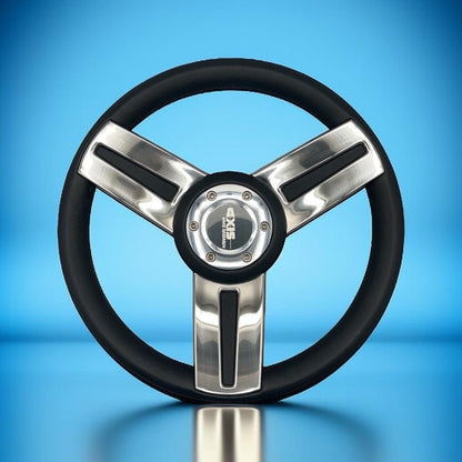 Gussi Italia Marine Steering Wheel Stainless Steel Spokes Soft Touch Rim | Axis