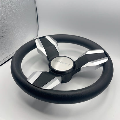 Collina Boat Steering Wheel Brushed Inserts - Keyed ONLY