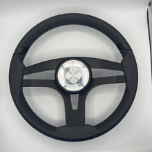 Badia Boat Steering Wheel Brushed Black Aluminum Spokes | Stingray