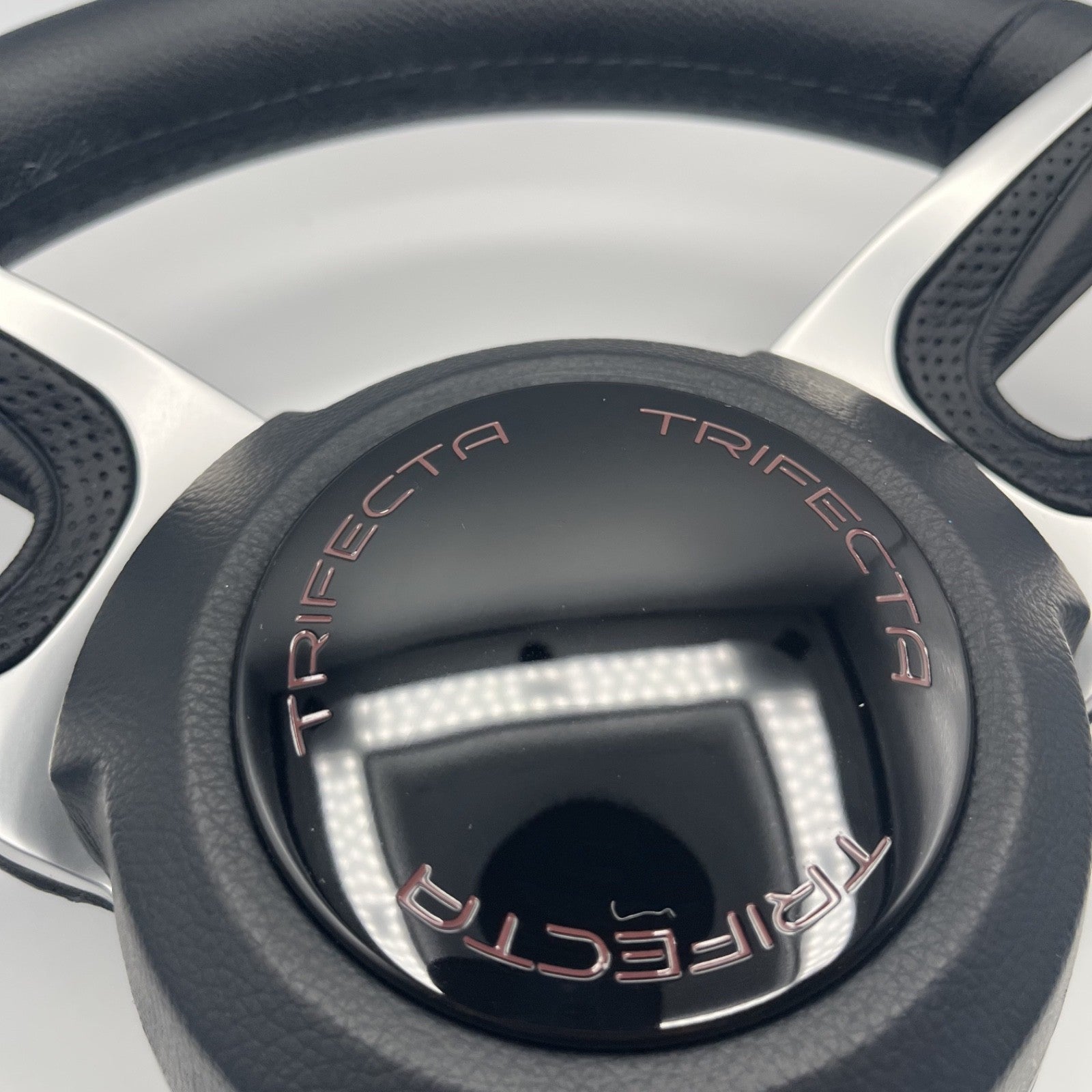 Gussi Italia Black Model 702 Steering Wheel | Trifecta Boats