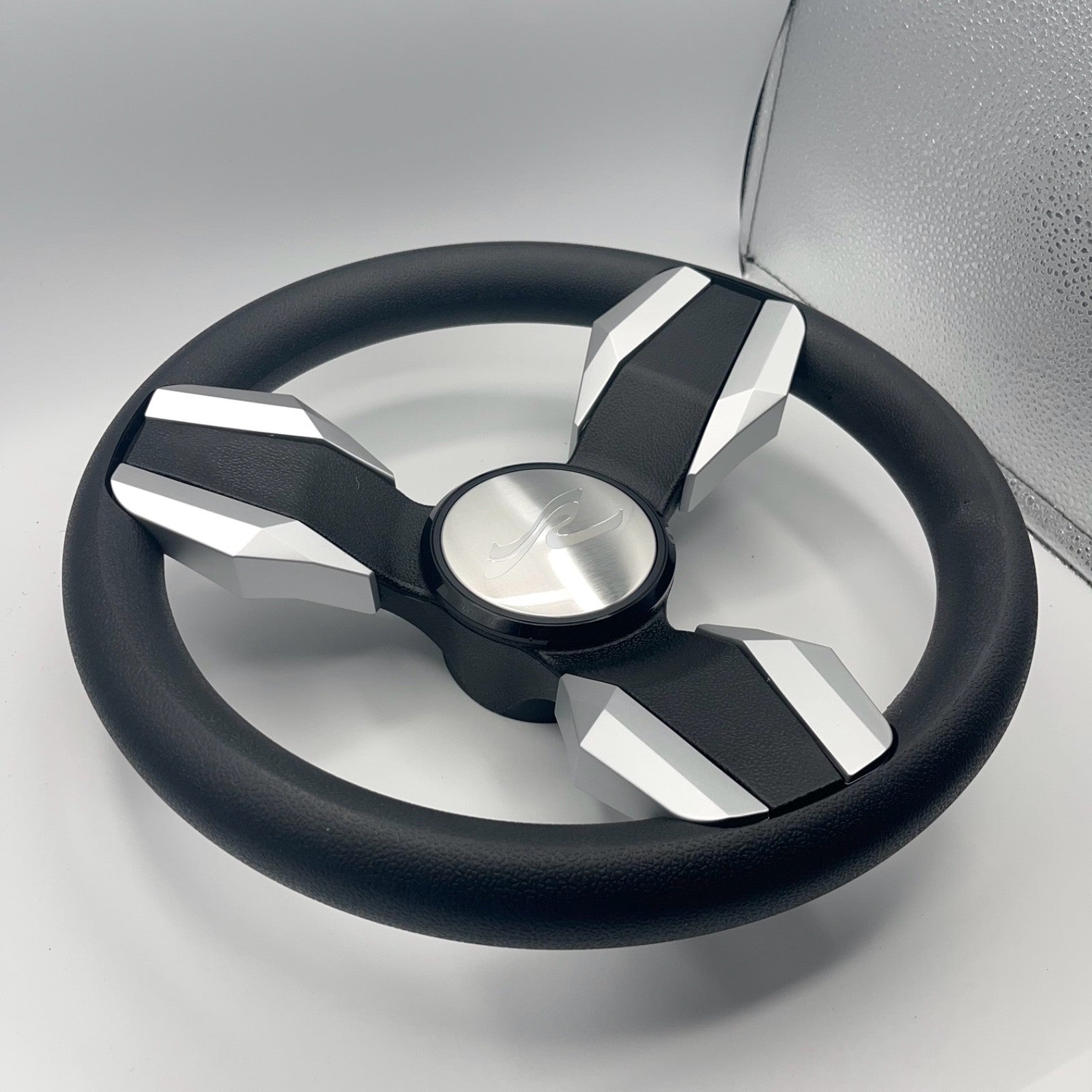 Collina Boat Steering Wheel Brushed Inserts - Keyed ONLY