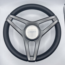 Molino Gray w/Soft Touch Urethane Rim Boat Steering Wheel | Gussi Italia