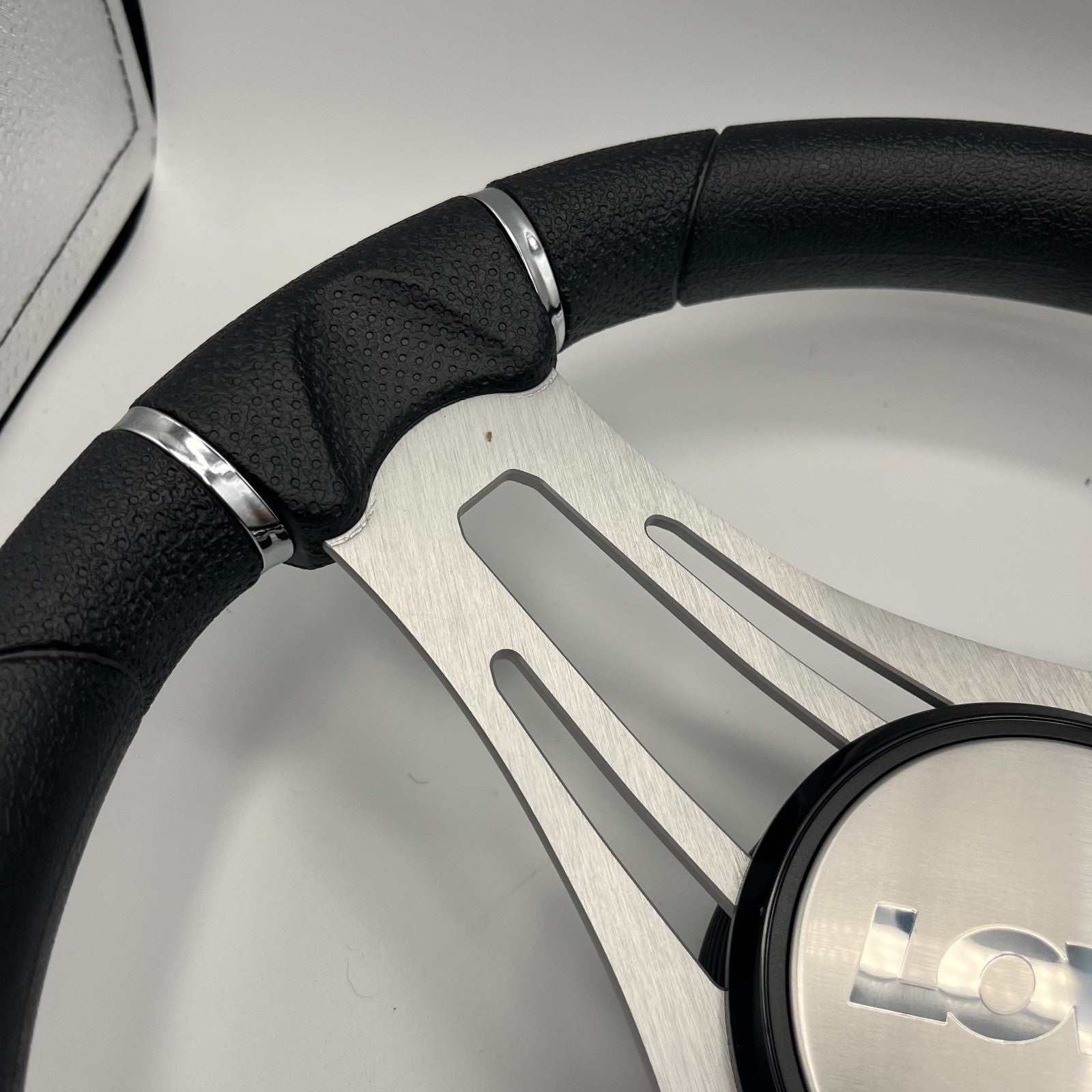 Verona Boat Steering Wheel Brushed Aluminum Spokes | Lowe