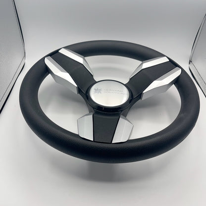 Collina Boat Steering Wheel Brushed Inserts - Keyed ONLY