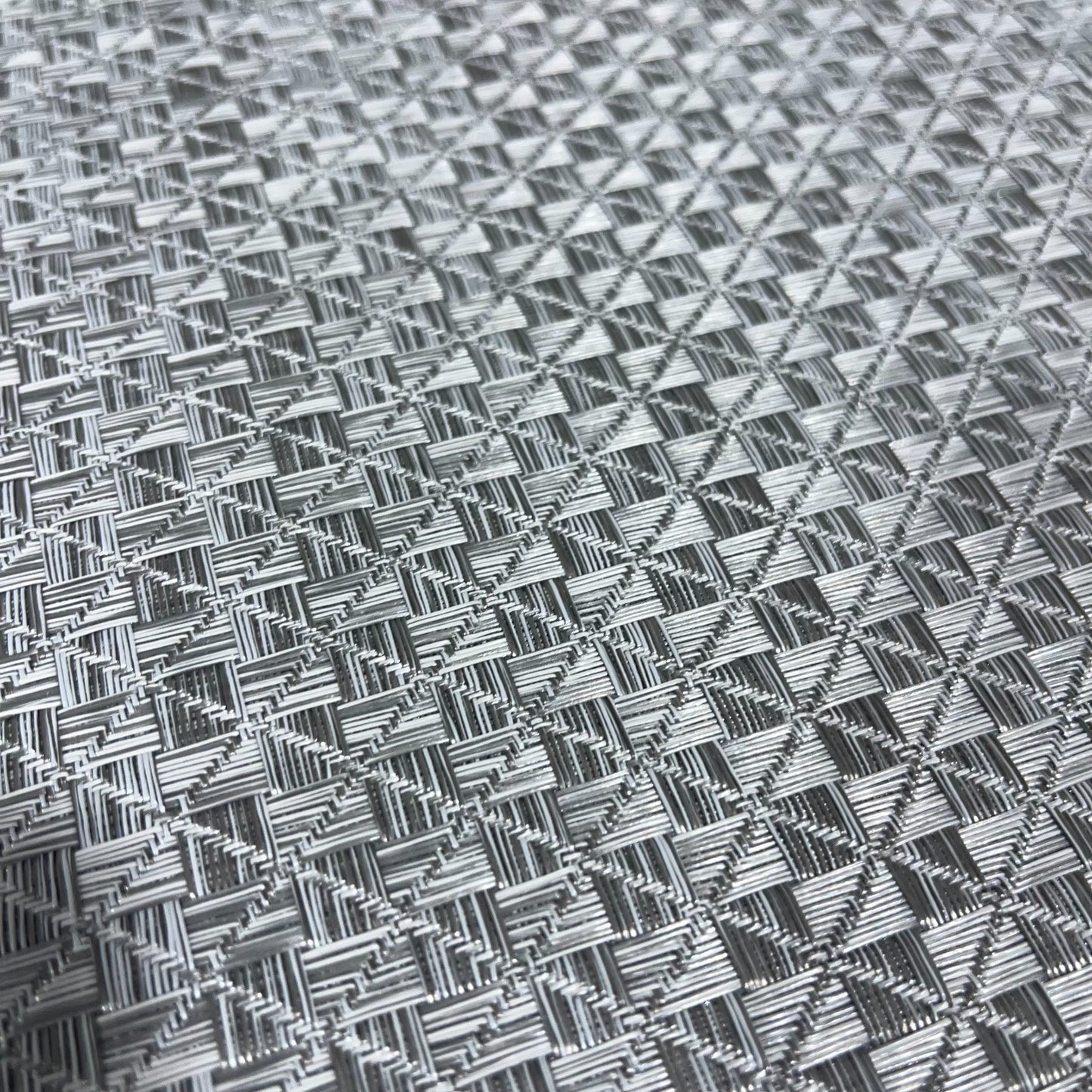 Woven Vinyl Flooring | Ribbon - Silver Lining | 8'6" W | Choose Your Length