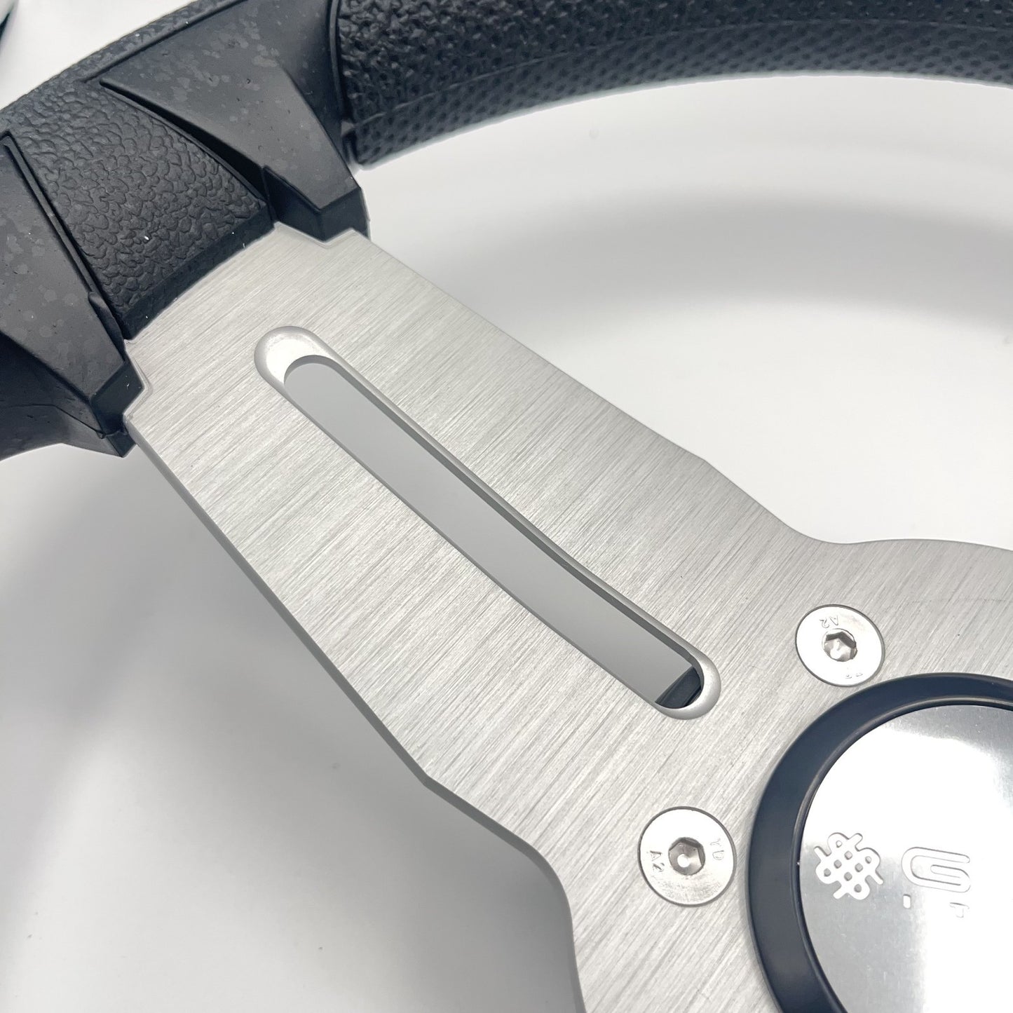 Model 15 Marine Steering Wheel Brushed Aluminum Spokes | Gussi Logo