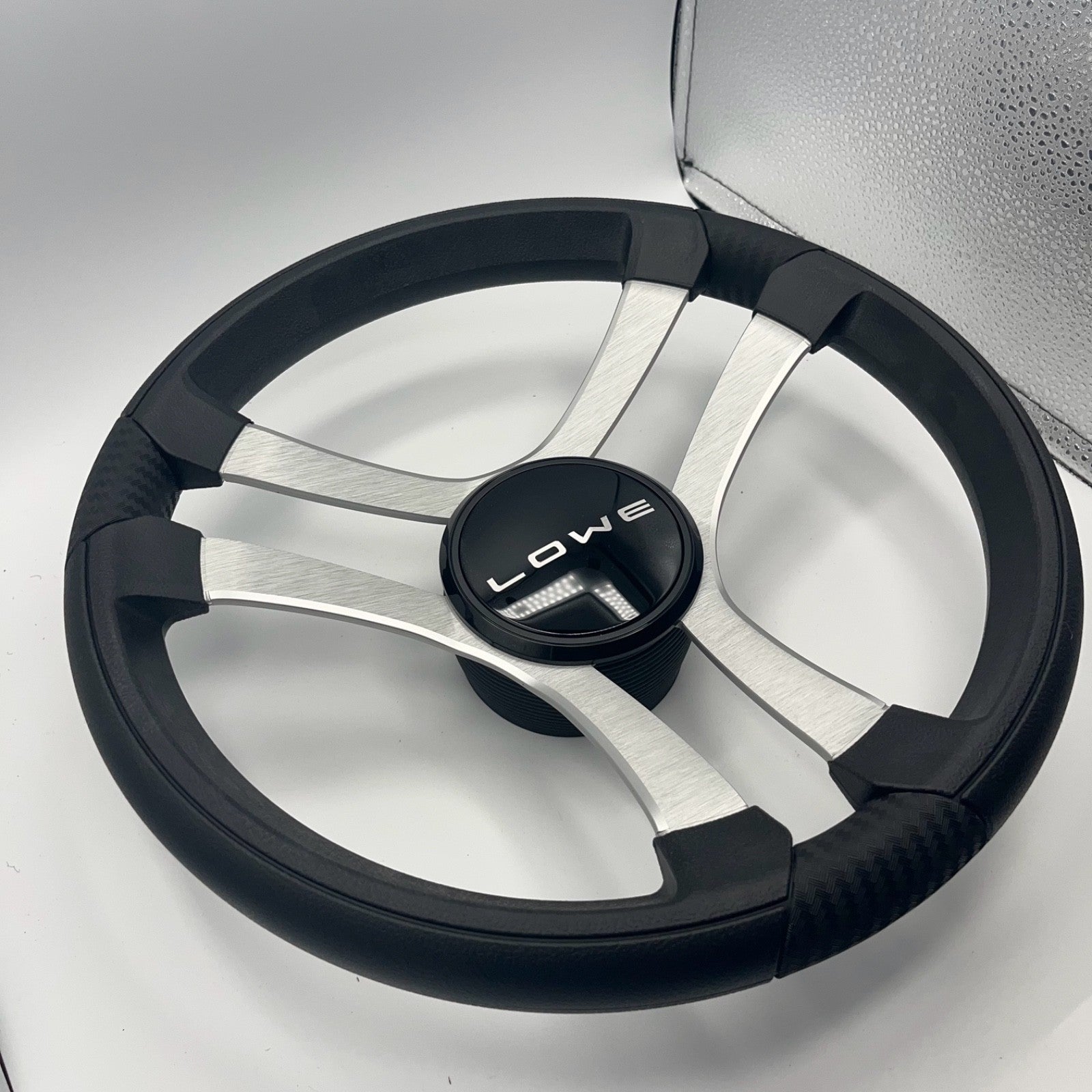 Benaco Boat Steering Wheel Brushed Aluminum Spokes | Lowe Boats