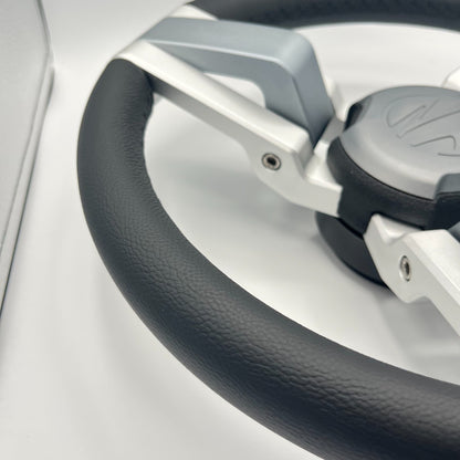 Gussi Italia Marine Steering Wheel Multi Color Gray Aluminum Wheel | Tige