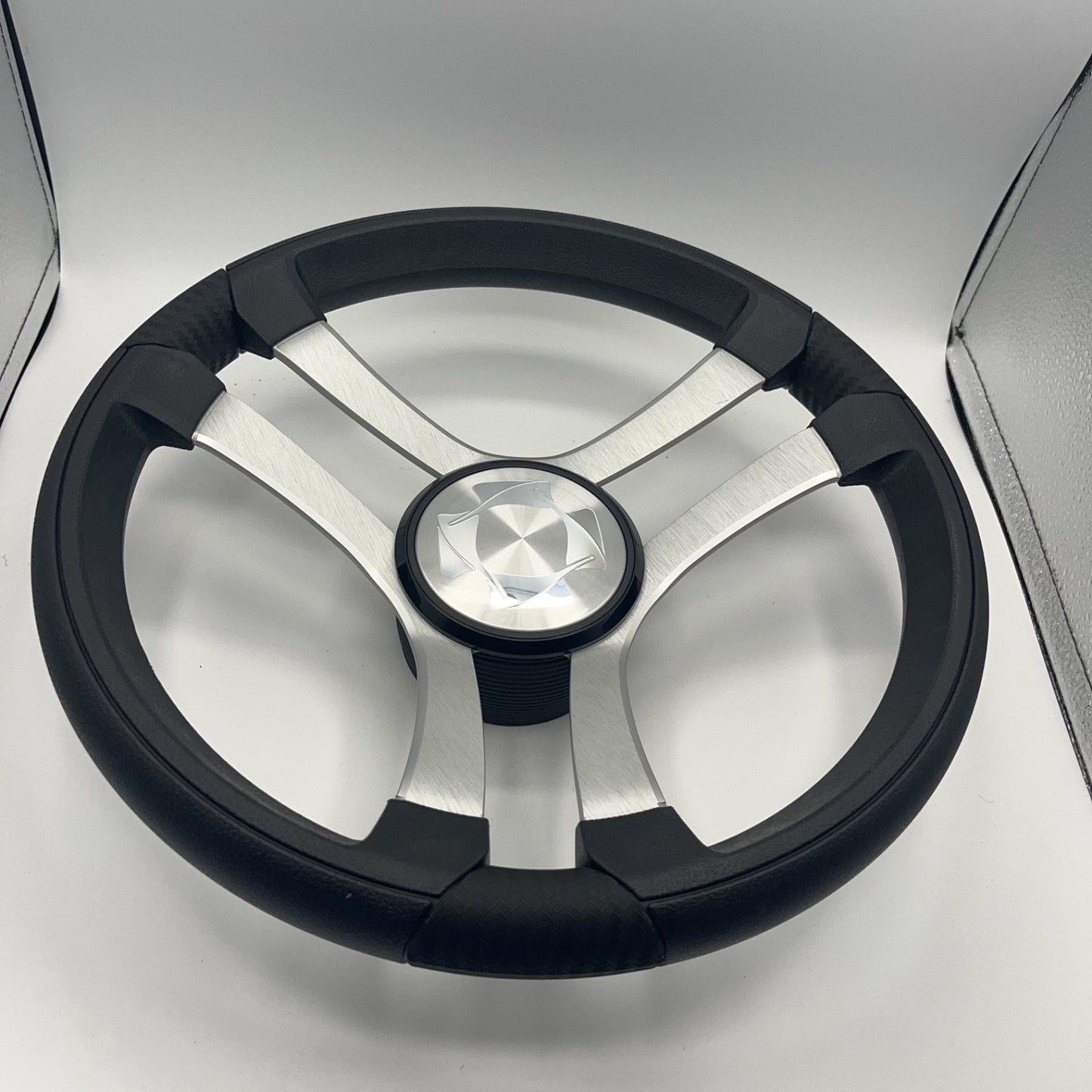 Benaco Boat Steering Wheel Brushed Aluminum Spokes | Stingray
