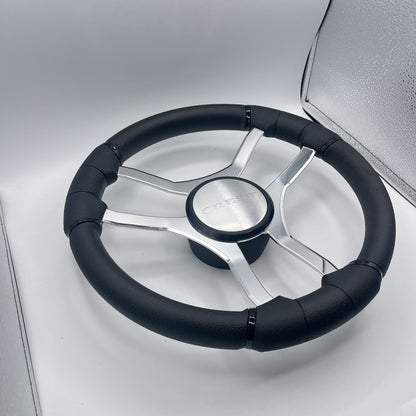 Malera Boat Steering Wheel Chrome Spokes | Crest