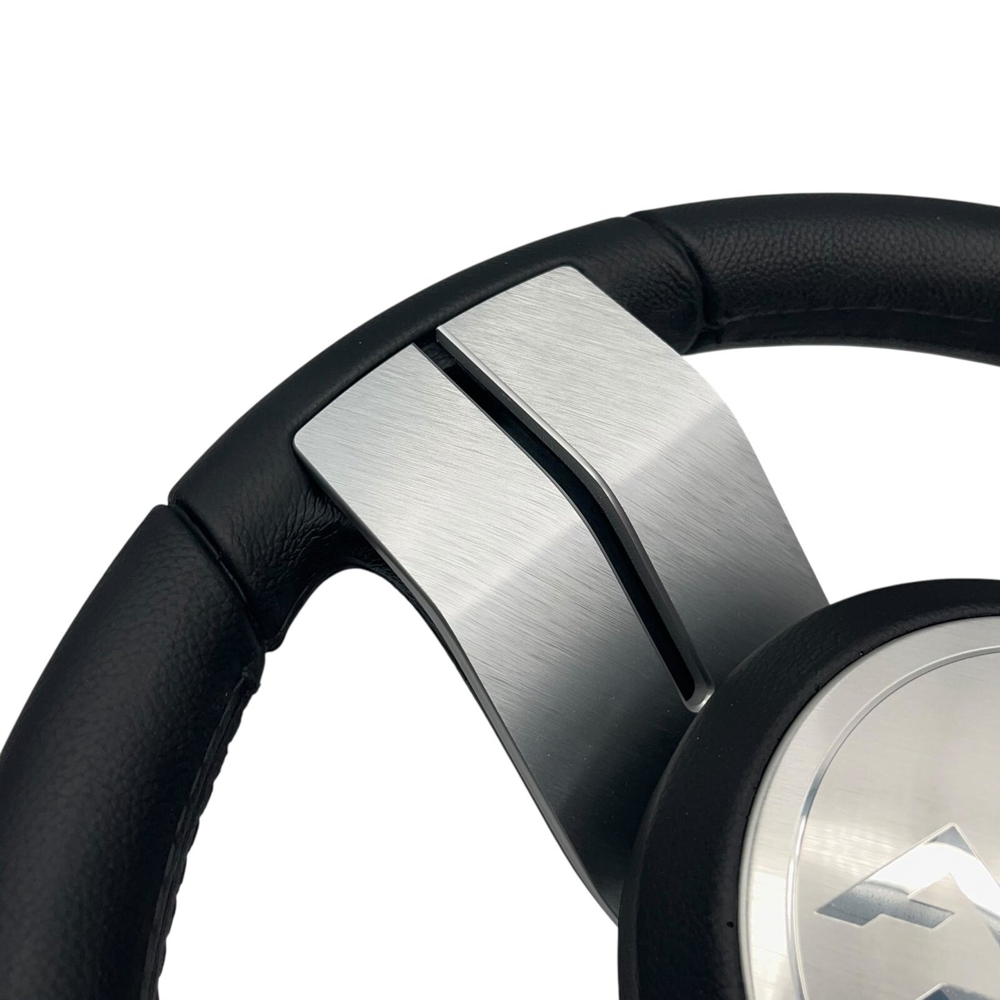 Gussi Italia Marine Steering Wheel Stainless Steel Spoke Soft Touch Rim | ATX