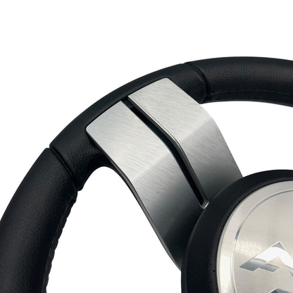 Gussi Italia Marine Steering Wheel Stainless Steel Spoke Soft Touch Rim | ATX