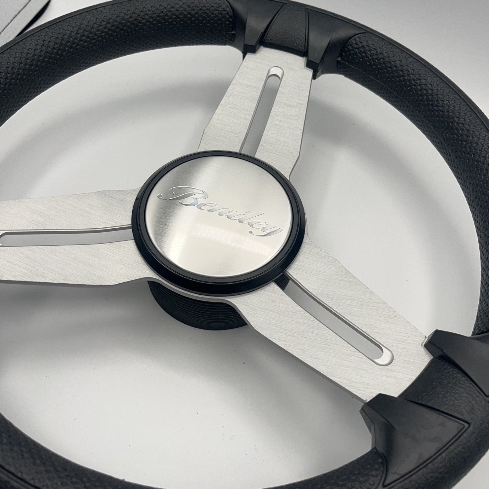 Model 15A Marine Steering Wheel Brushed Alum Spokes | Bentley Boats
