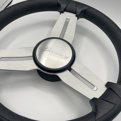 Model 15A Marine Steering Wheel Brushed Alum Spokes | Bentley Boats