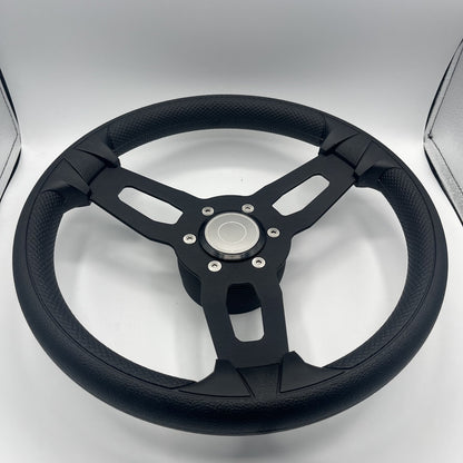Gussi Italia Model 15 Steering Wheel Blk Brushed Alum Spokes | Target