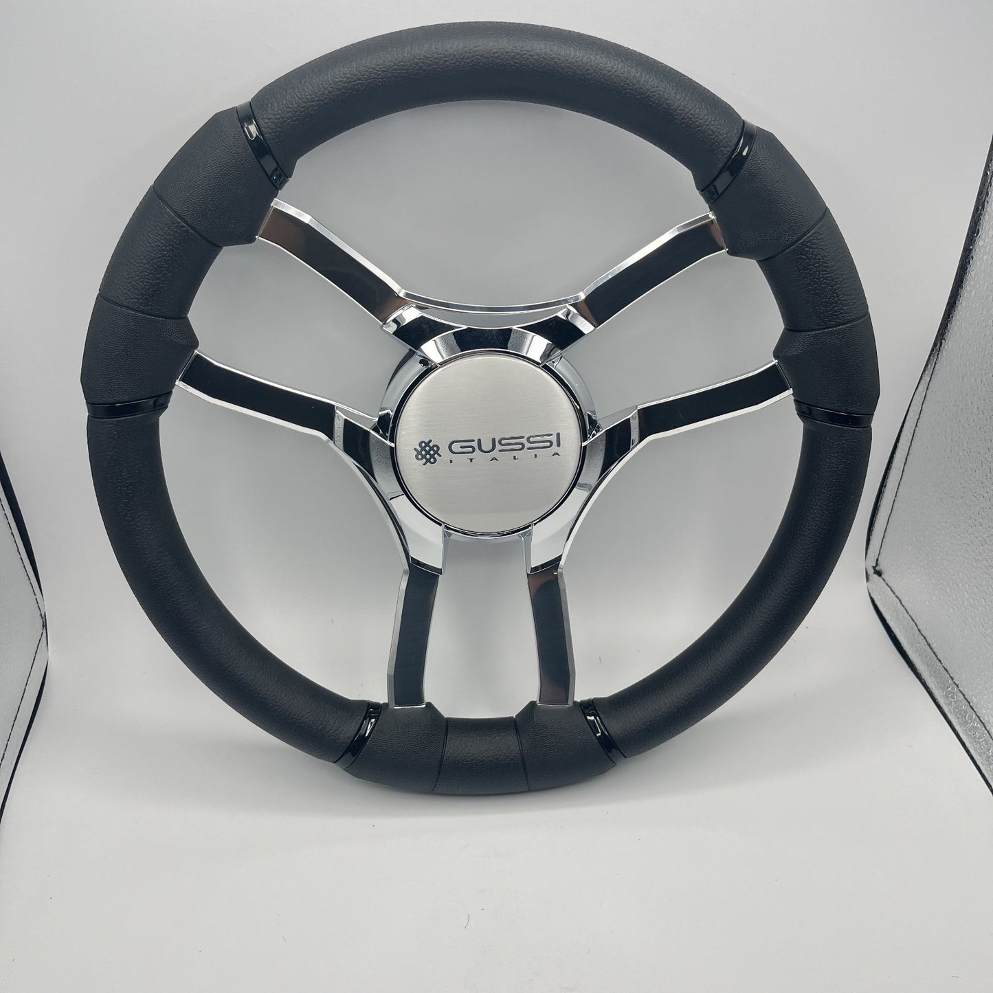 Malera Boat Steering Wheel Chrome Spokes | Gussi Italia