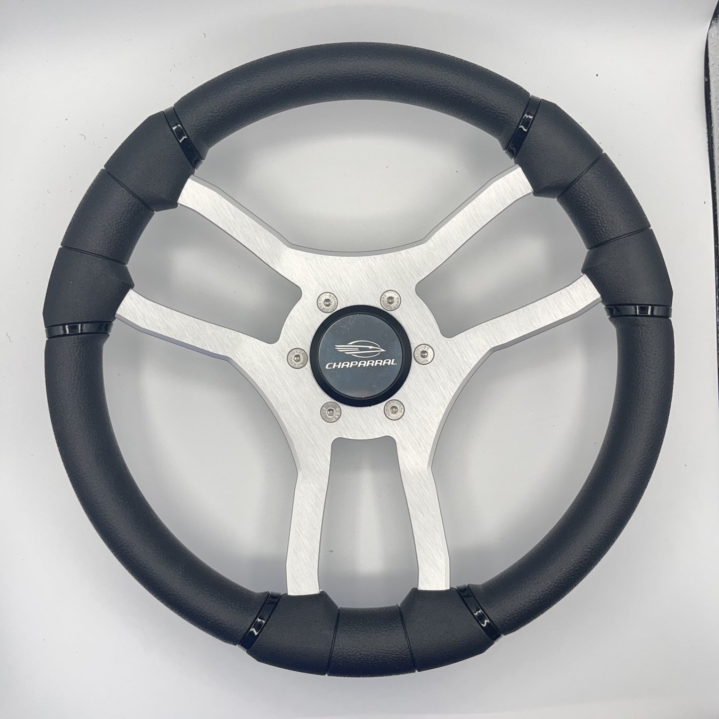 Malera Boat Steering Wheel Brushed Aluminum Spokes | Chaparral Boats