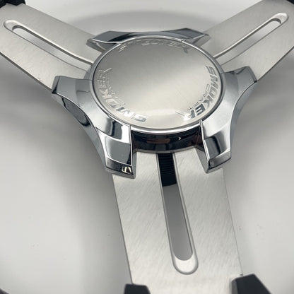 Model 15 Marine Steering Wheel Brushed Aluminum Spokes | Smokercraft