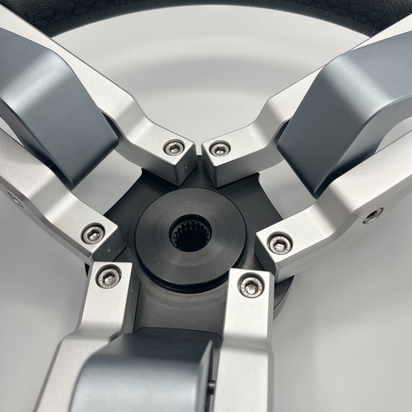 Gussi Italia Marine Steering Wheel Multi Color Gray Aluminum Wheel | Tige