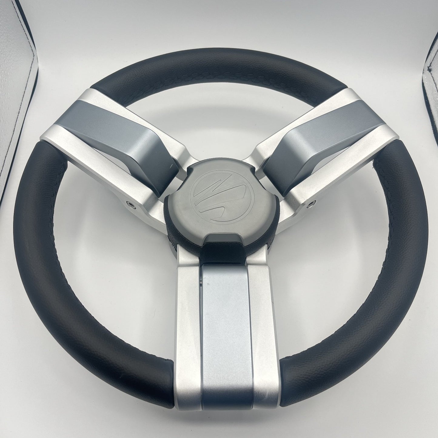 Gussi Italia Marine Steering Wheel Multi Color Gray Aluminum Wheel | Tige