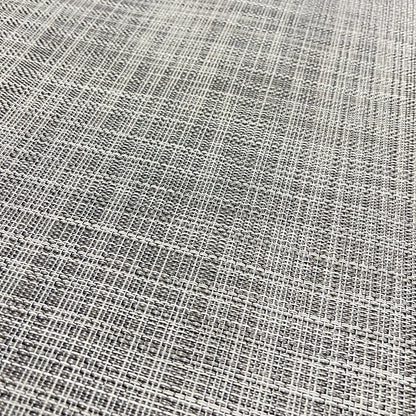 Woven Vinyl Flooring | IKAT - White Silver | 6' Width | Choose Your Length