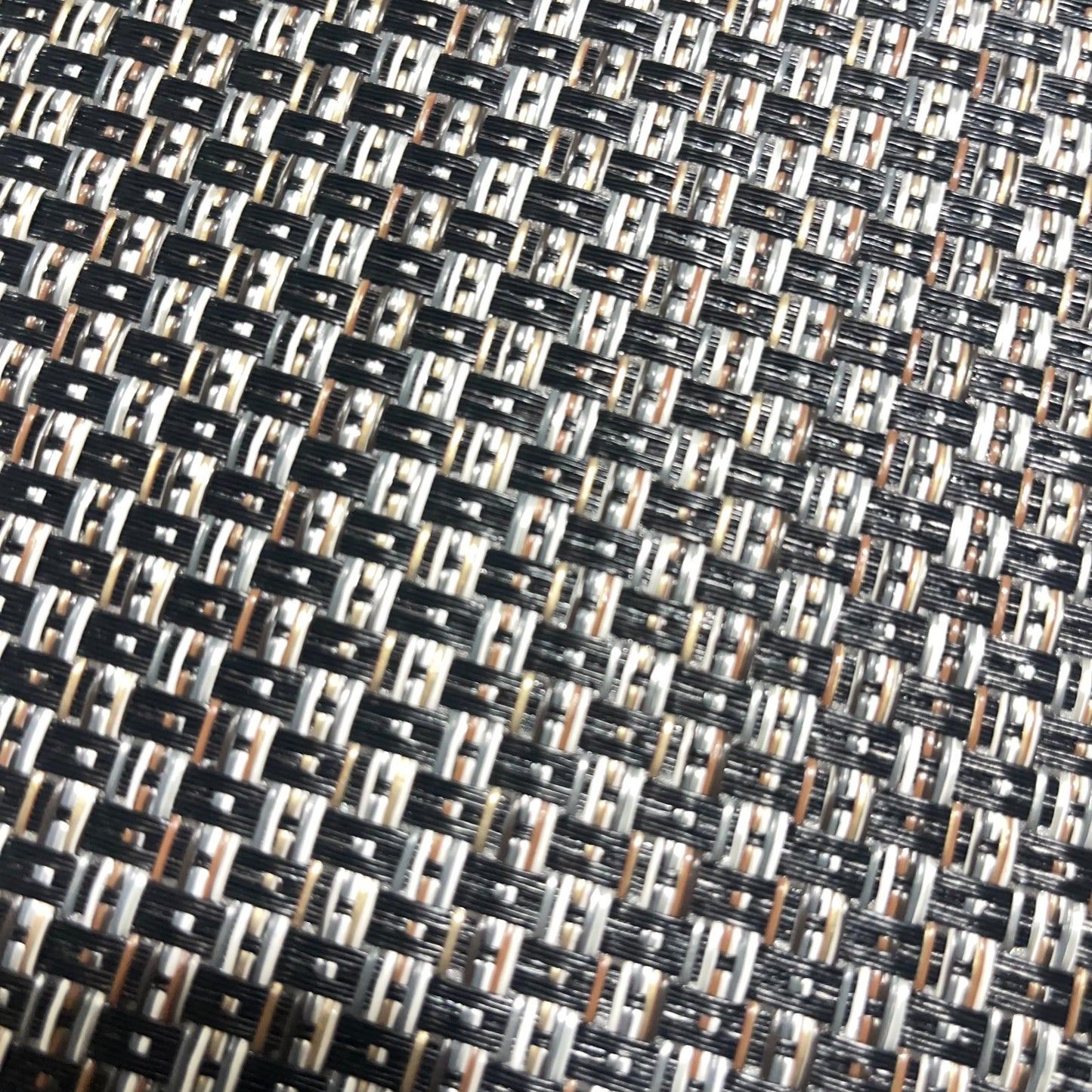 Woven Vinyl Flooring | Urban Weave-Wrought Iron | 8'6" W | Choose Your Length
