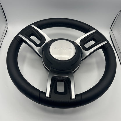 Gussi Italia Black Model 702 Steering Wheel | Avid Boats