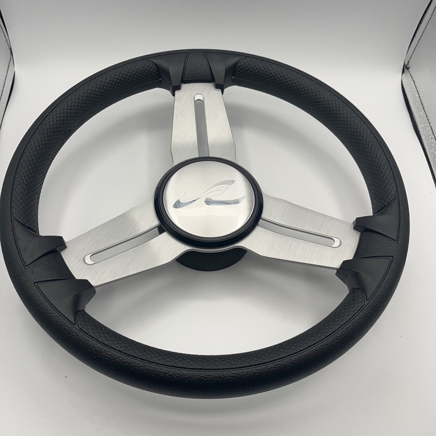 Model 15A Marine Steering Wheel Brushed Alum Spokes | SeaRay Boats