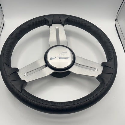 Model 15A Marine Steering Wheel Brushed Alum Spokes | SeaRay Boats