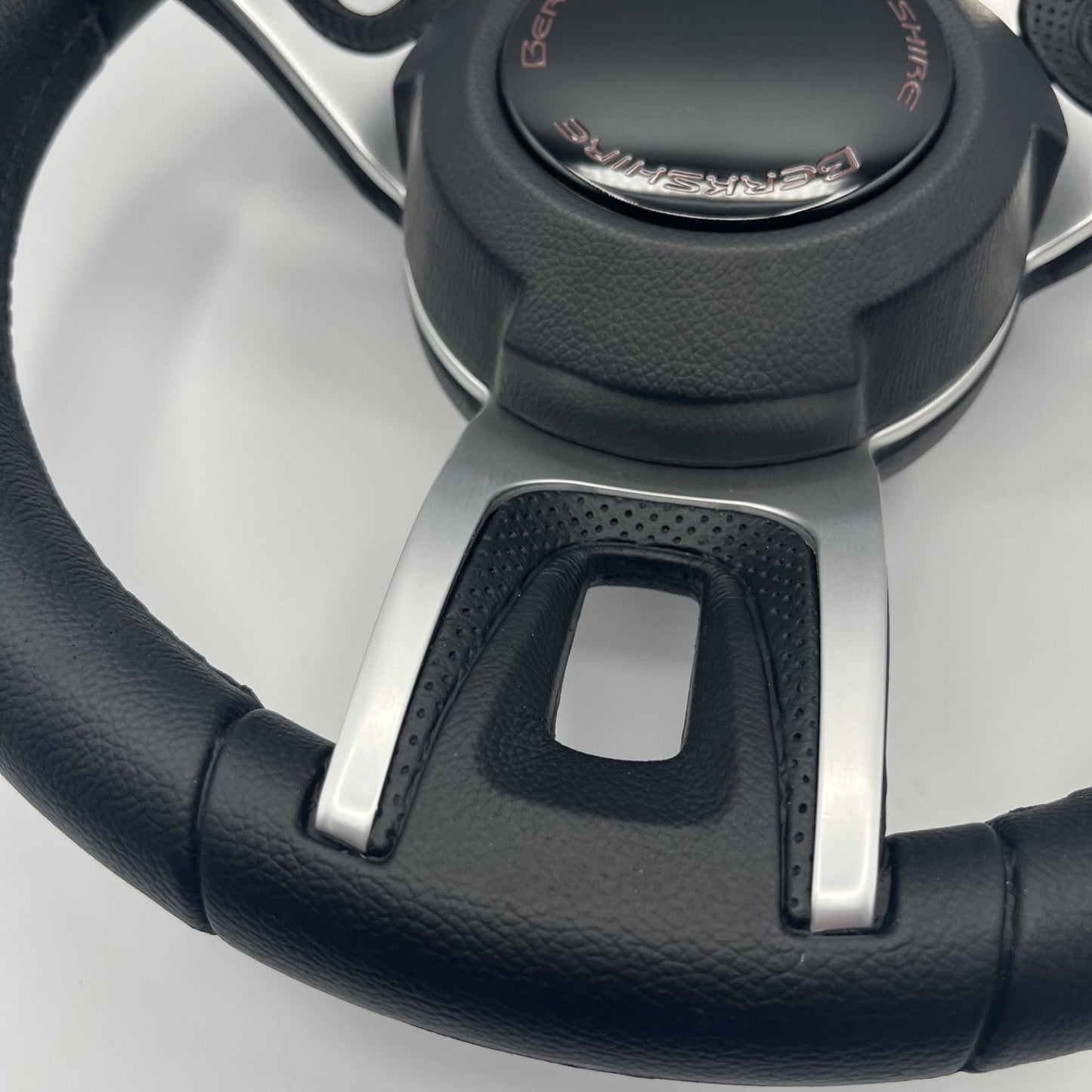 Gussi Italia Black Model 702 Steering Wheel | Berkshire Boat