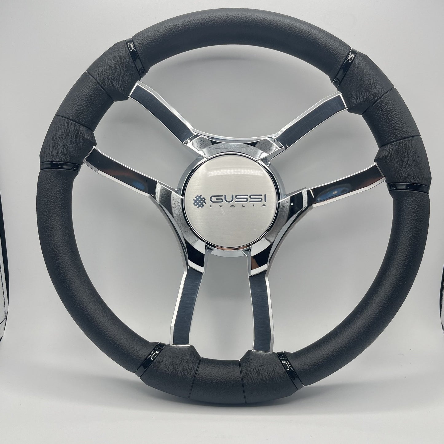 Malera Boat Steering Wheel Chrome Spokes | Gussi Italia