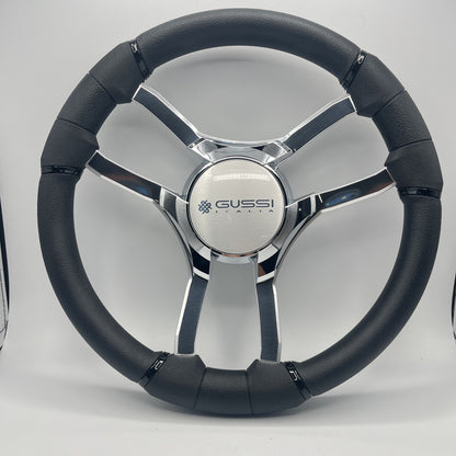 Malera Boat Steering Wheel Chrome Spokes | Gussi Italia