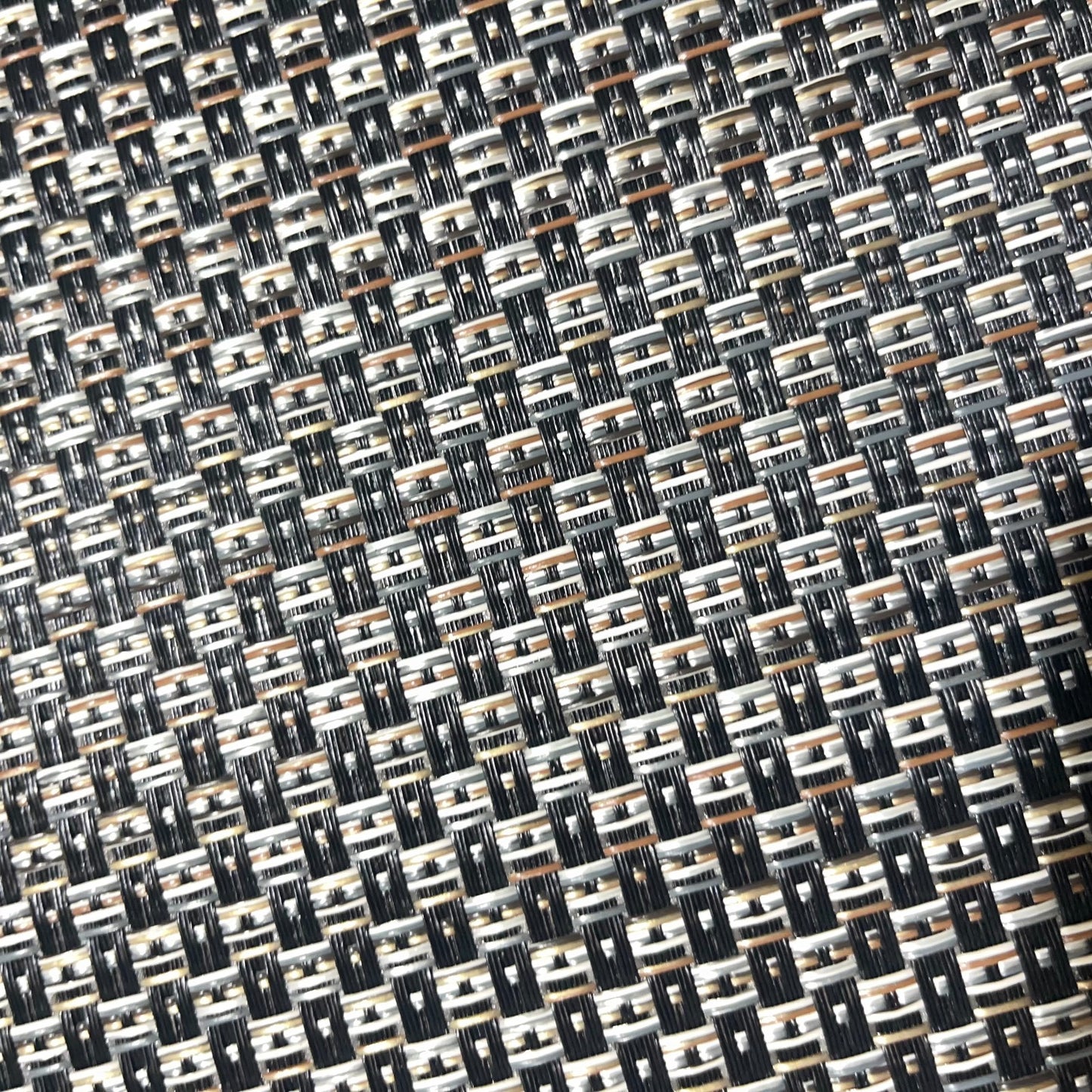 Woven Vinyl Flooring | Urban Weave-Wrought Iron | 8'6" W | Choose Your Length