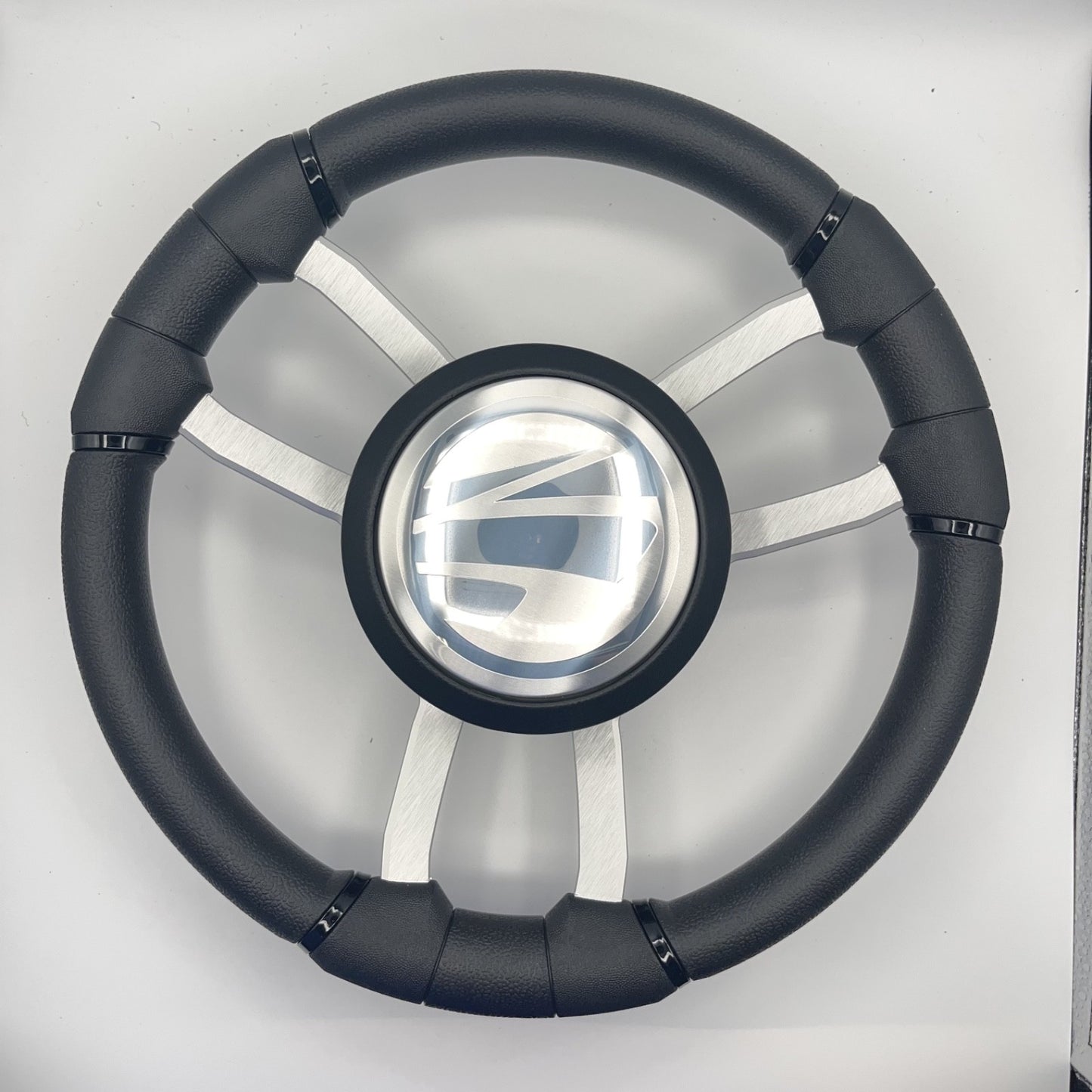 Malera Boat Steering Wheel Brushed Aluminum Spokes | Tige Boats