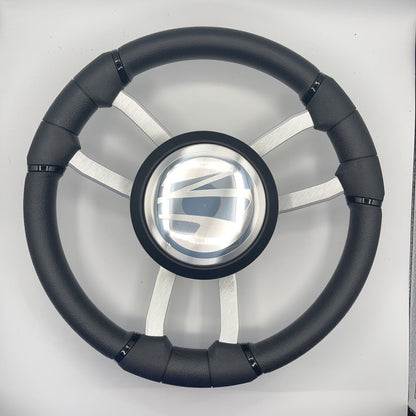 Malera Boat Steering Wheel Brushed Aluminum Spokes | Tige Boats