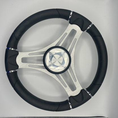 Verona Boat Steering Wheel Brushed Alum Spokes | Stingray