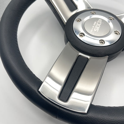 Gussi Italia Marine Steering Wheel Stainless Steel Spokes Soft Touch Rim | Axis