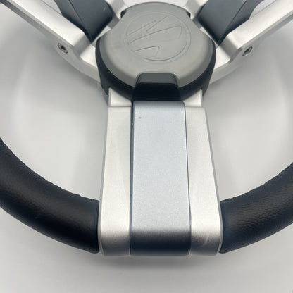 Gussi Italia Marine Steering Wheel Multi Color Gray Aluminum Wheel | Tige