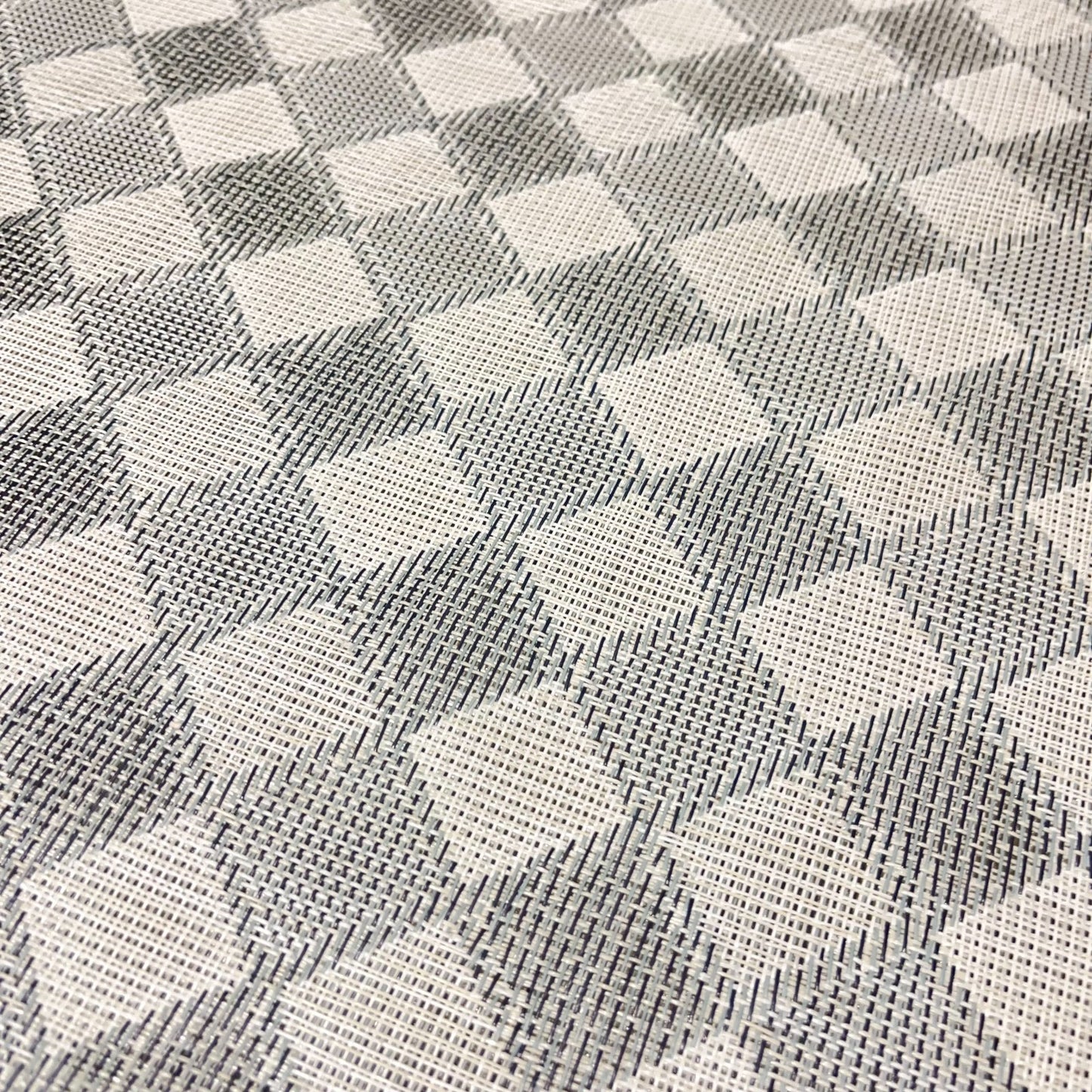 Woven Vinyl Flooring | Checkers - C-80043561 | 7'6" X 14'