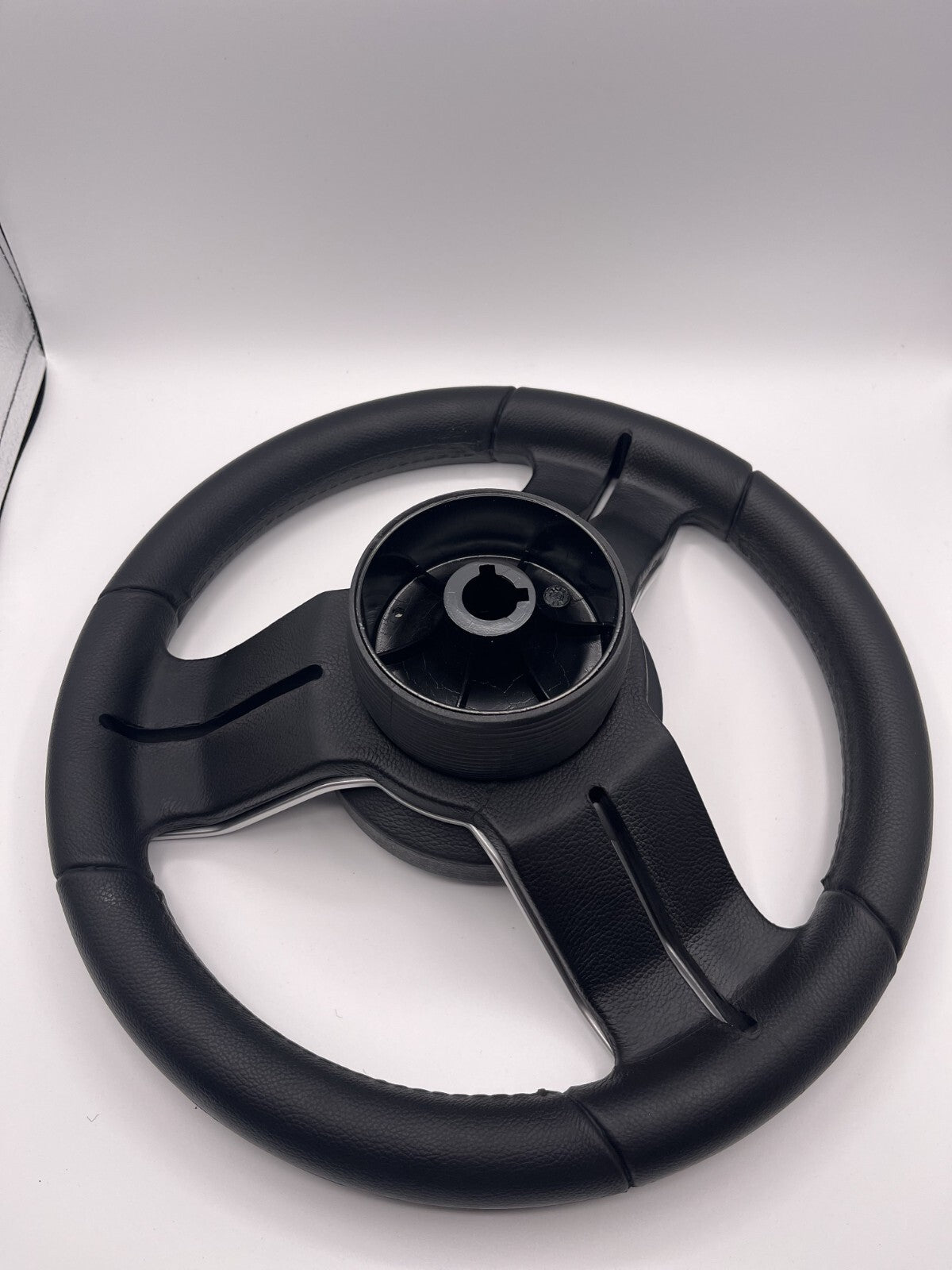 Model M703 Boat Steering Wheel with Brushed Dual Spokes/Center Cap
