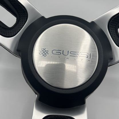Gussi Italia Black Model 702 Steering Wheel | Gussi Italia